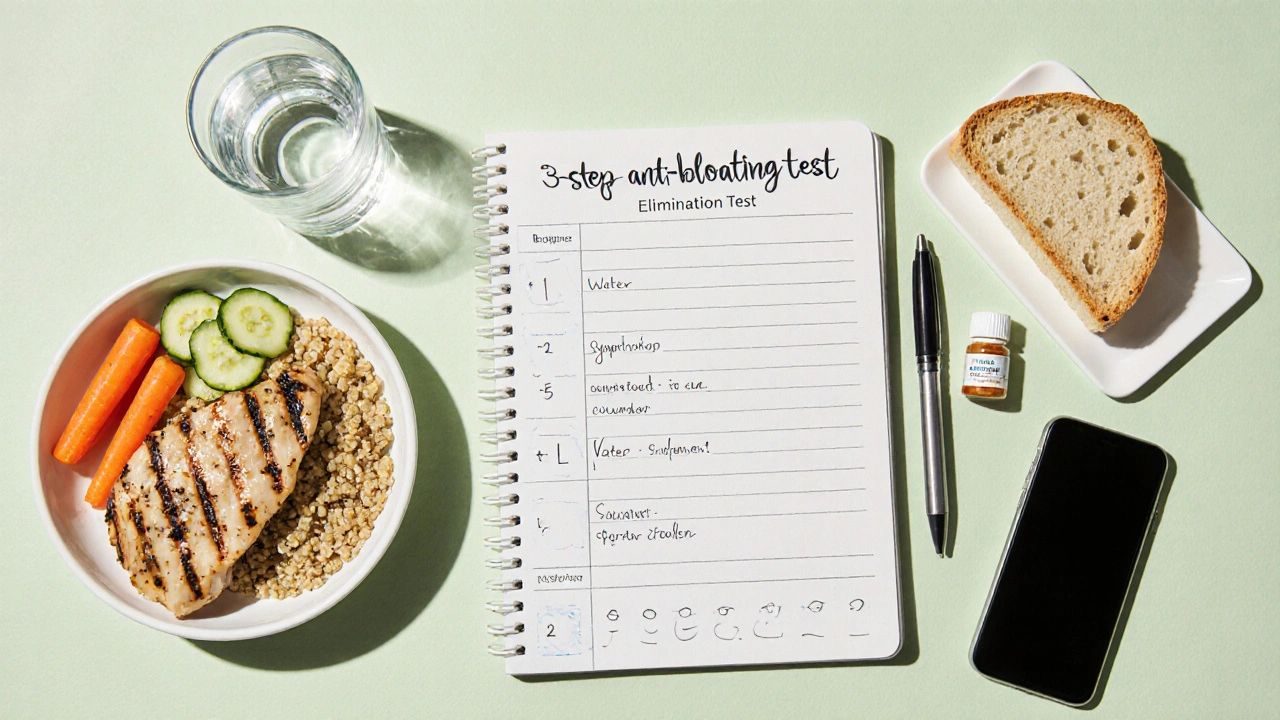 4. Sample Anti‑Bloating Meal Plan (Low‑FODMAP Focus)